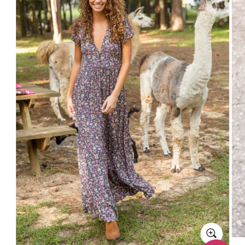 Boho Maxi Dress by Natural Life (w/pockets!!)